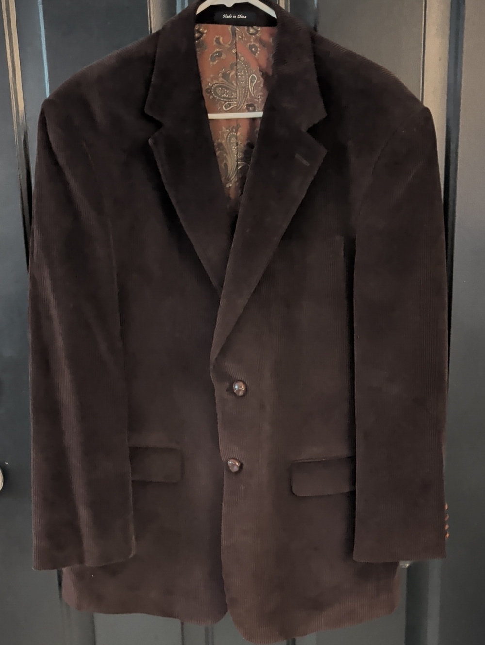 Ralph Lauren Dark Brown Corduroy Sport Coat